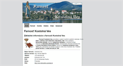 Desktop Screenshot of farnostkv.vysivkar.sk